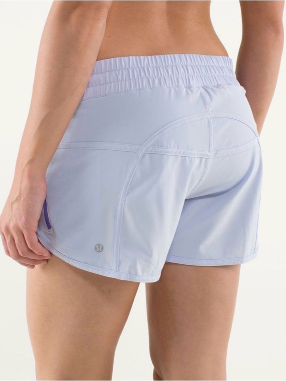 Lululemon Run: Track Attack Short in Cool Breeze (Lavender) - Size 14